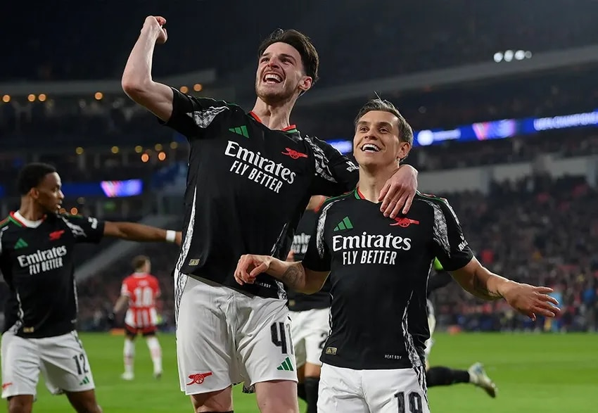 Gunners smash Champions League record against PSV
