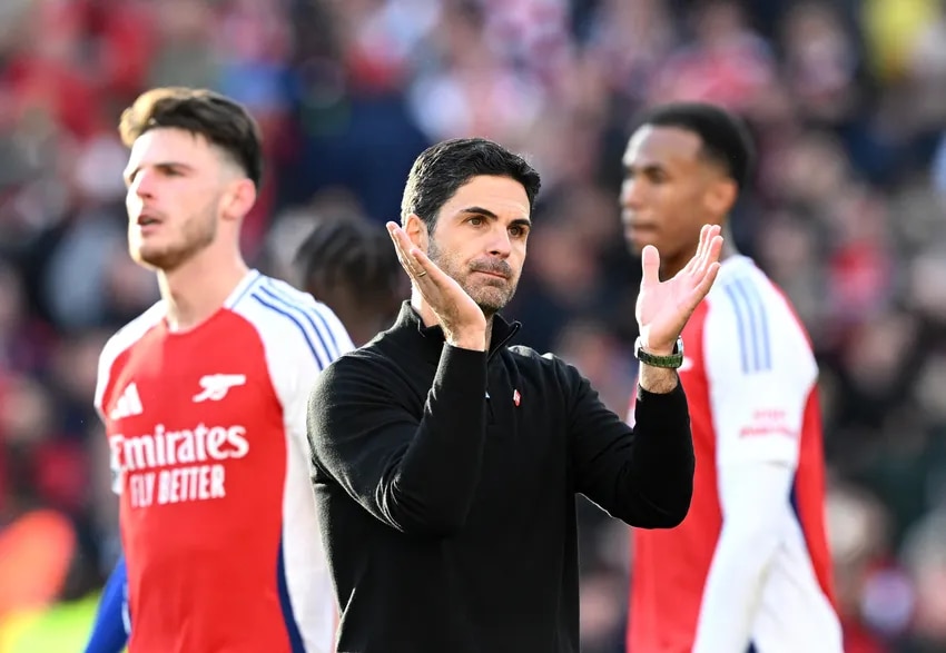 Arteta thankful for his players and fans' belief