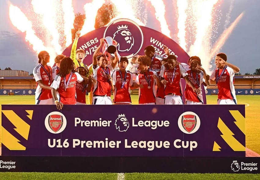U16s win 2024/25 Premier League Cup