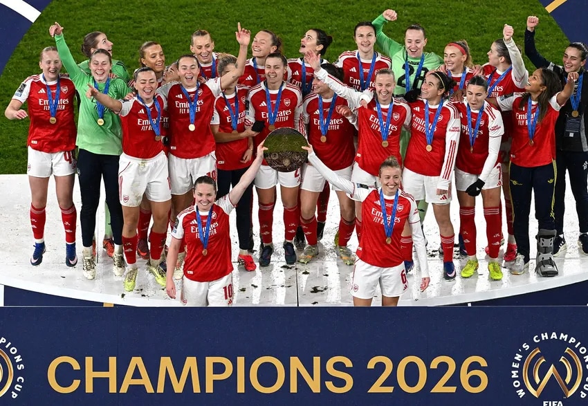 Arsenal Women win FIFA Women's Champions Cup