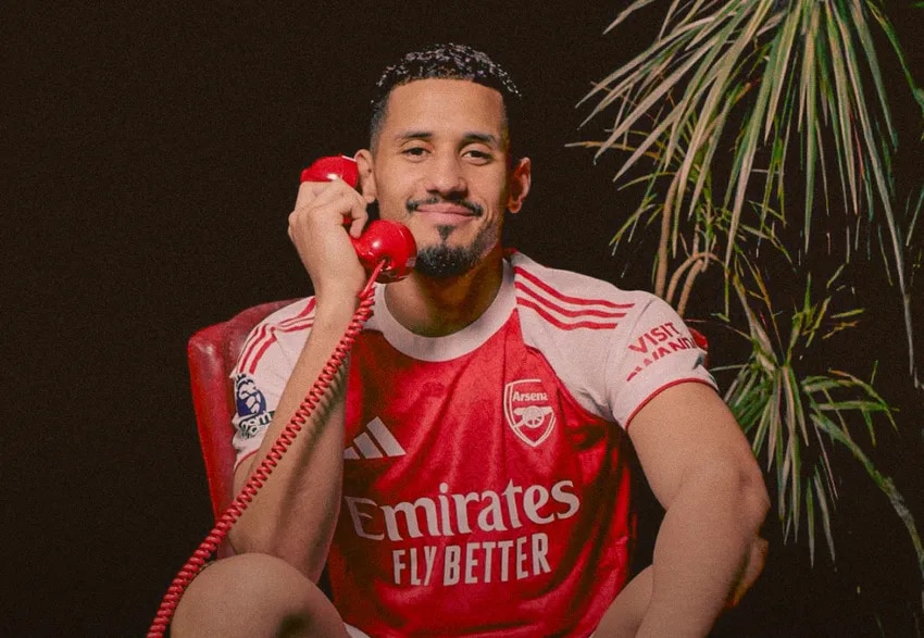 William Saliba takes on Agony Arsenal