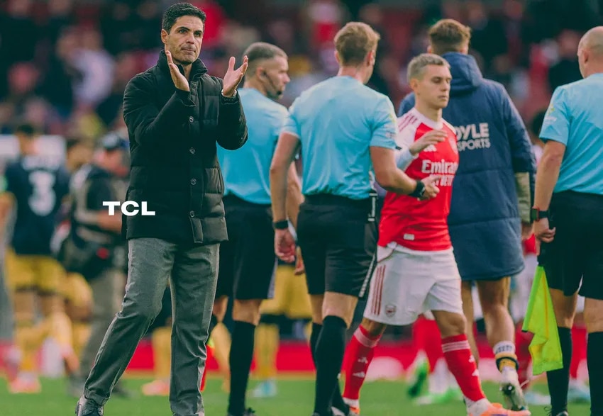 Bench Cam: Mikel Arteta celebrates 300th match