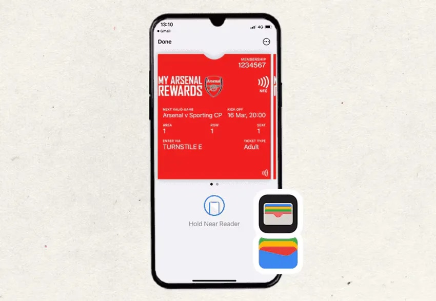 Step 1: Open your digital pass