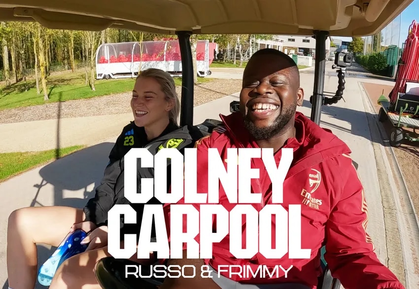 Russo joins Frimmy for Colney Carpool!