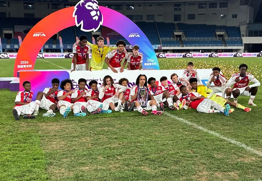 Under-15s win Premier League Next Gen Beijing Cup