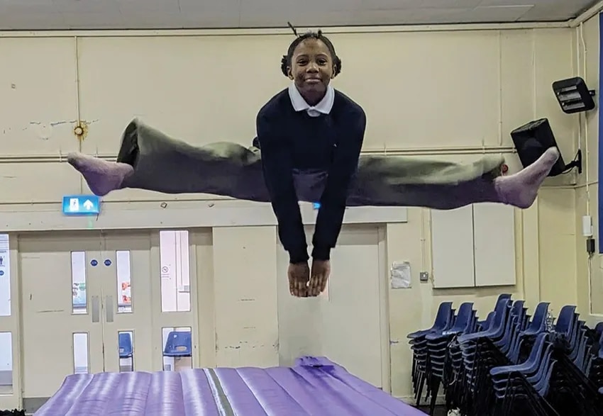 “I won a scholarship for London Youth Circus”
