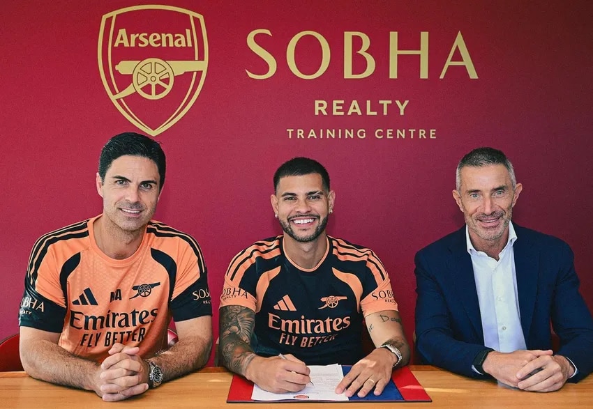 Bruno Guimaraes joins Arsenal