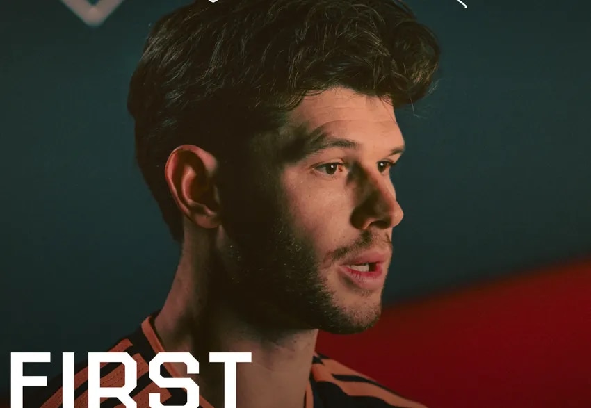Meslier's first interview as a Gunner