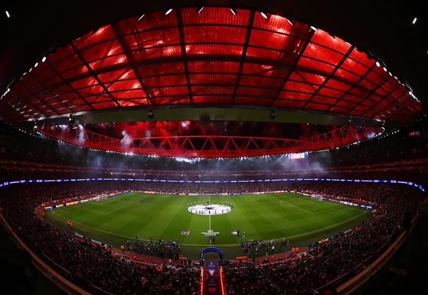 Stats: Emirates Stadium reaches 100 European games