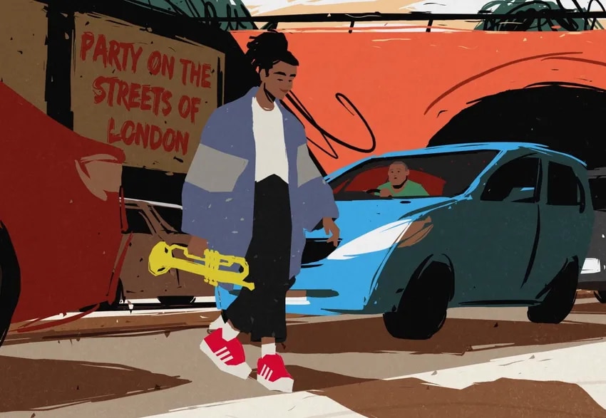 Party on the streets of London