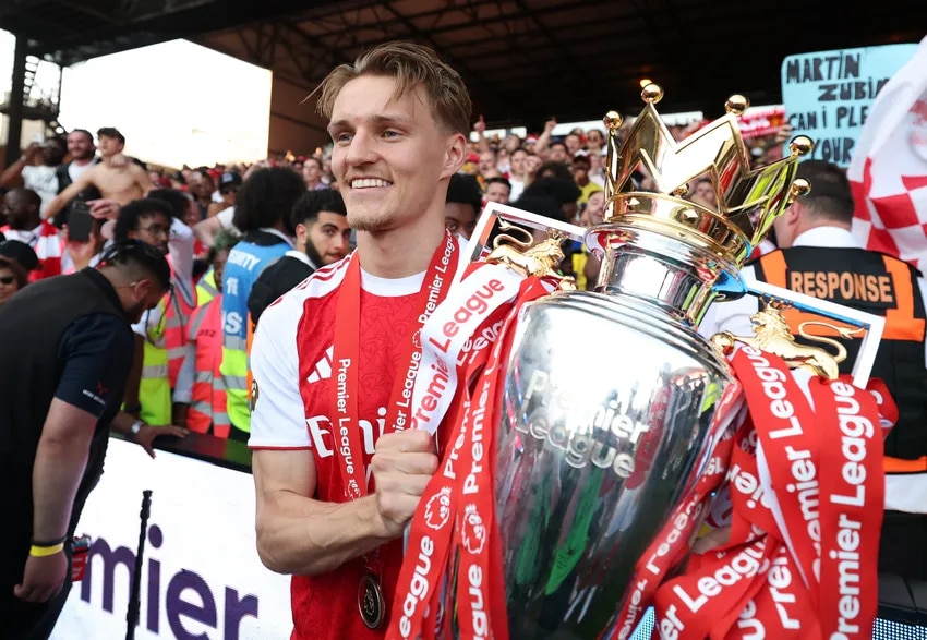 Odegaard on completing dream title win