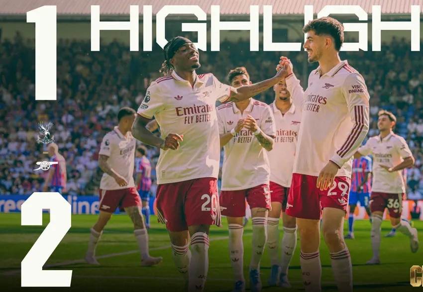 Highlights | Crystal Palace 1-2 Arsenal | bitesize