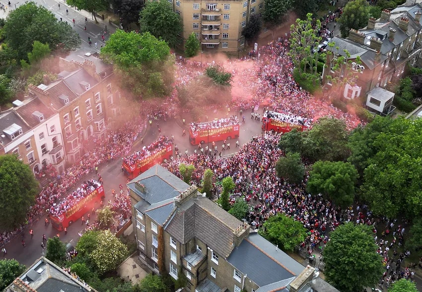 Gallery: 25 amazing photos from trophy parade day