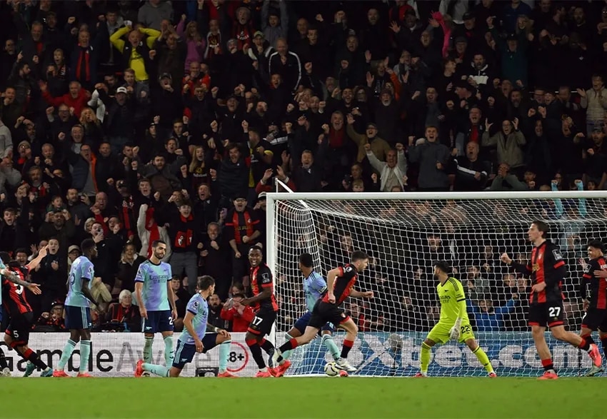 Report: Bournemouth 2-0 Arsenal