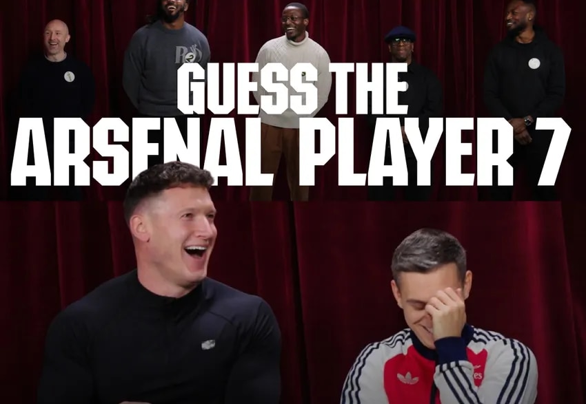 Lewis-Skelly and Trossard take on Guess The Arsenal Player!