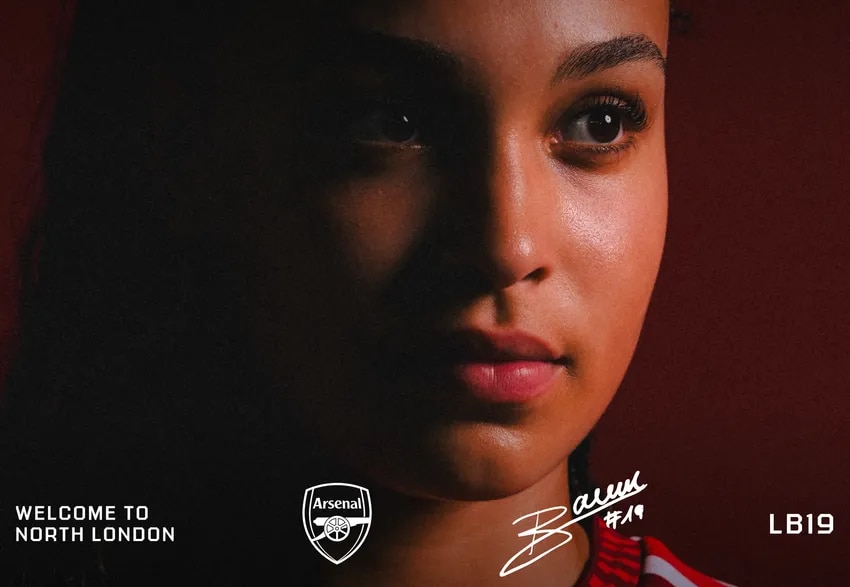 Lisa Baum signs for Arsenal
