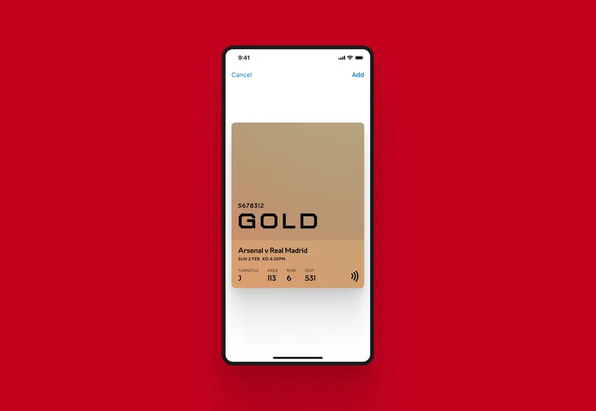 Step 4: Check your digital pass is stored in your wallet