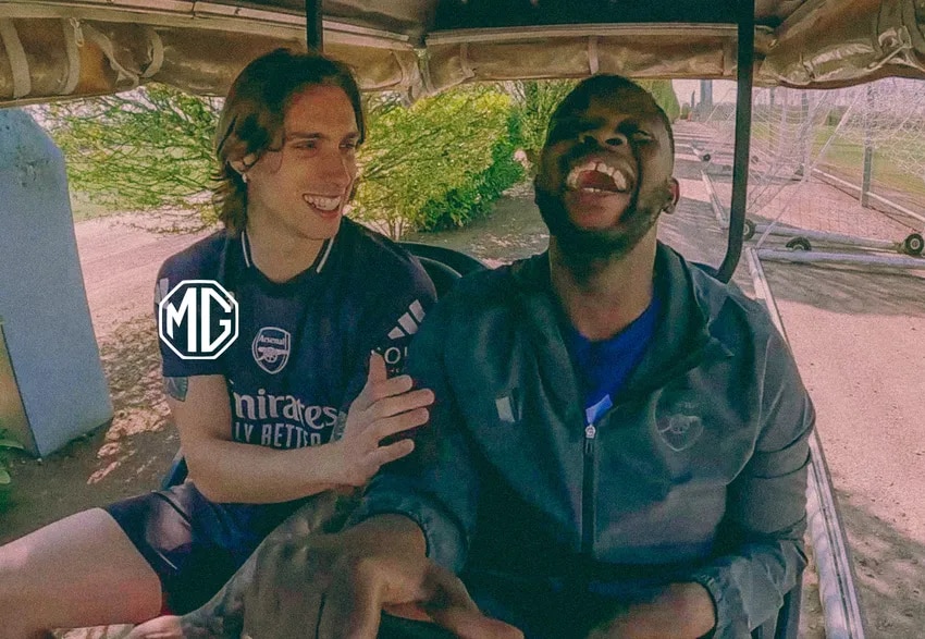 Colney Carpool: Riccardo Calafiori