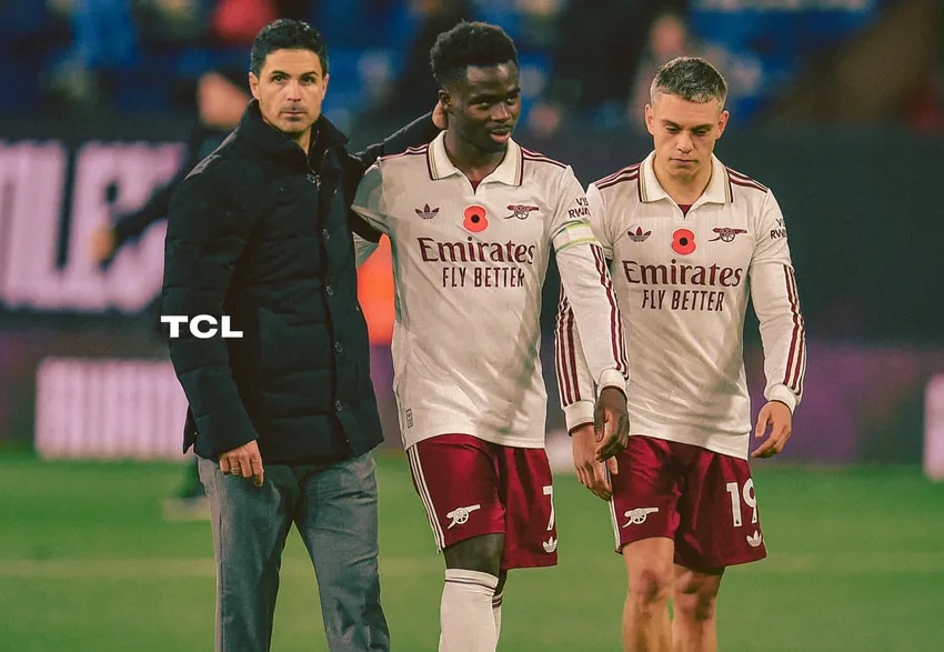 Bench Cam: Mikel's reactions at Turf Moor
