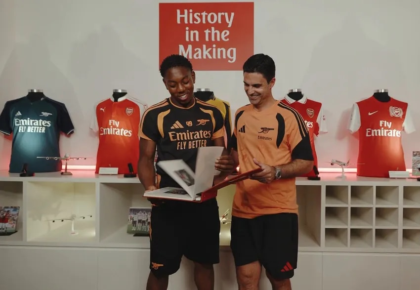 Watch Myles and Mikel look back at our Emirates era