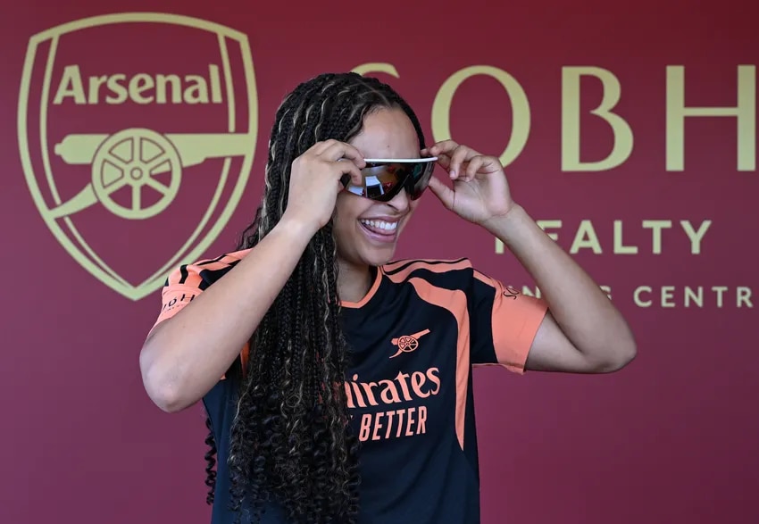 Behind the scenes of Baum’s first day at Arsenal