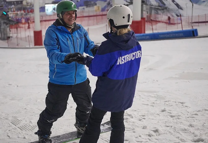 Local youngsters hit the slopes
