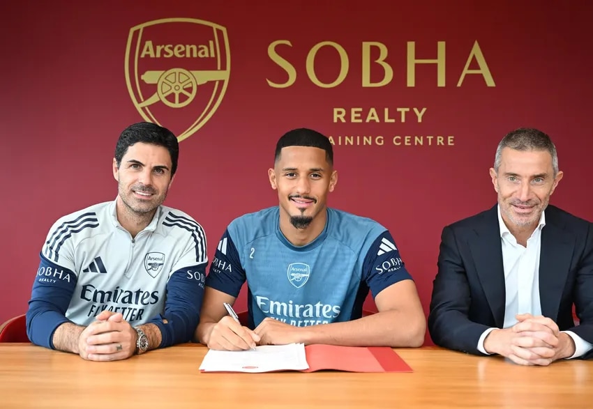 William Saliba signs new Arsenal contract