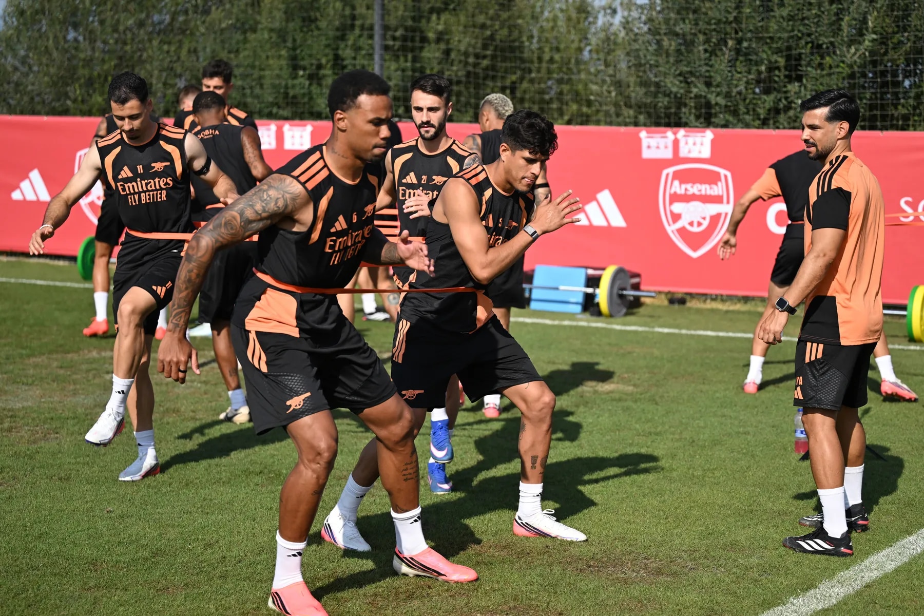 Gallery: Training in Girona before first game