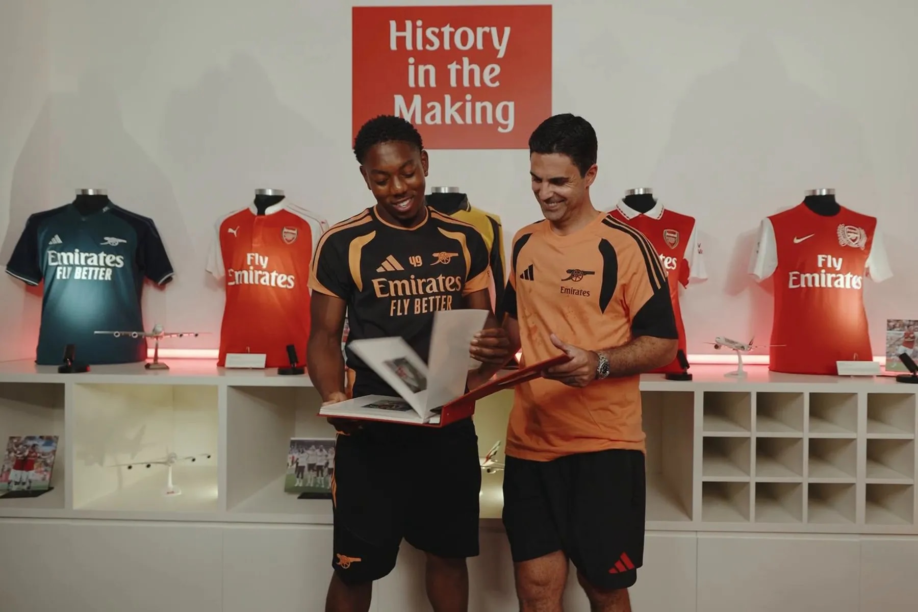 Watch Myles and Mikel look back at our Emirates era